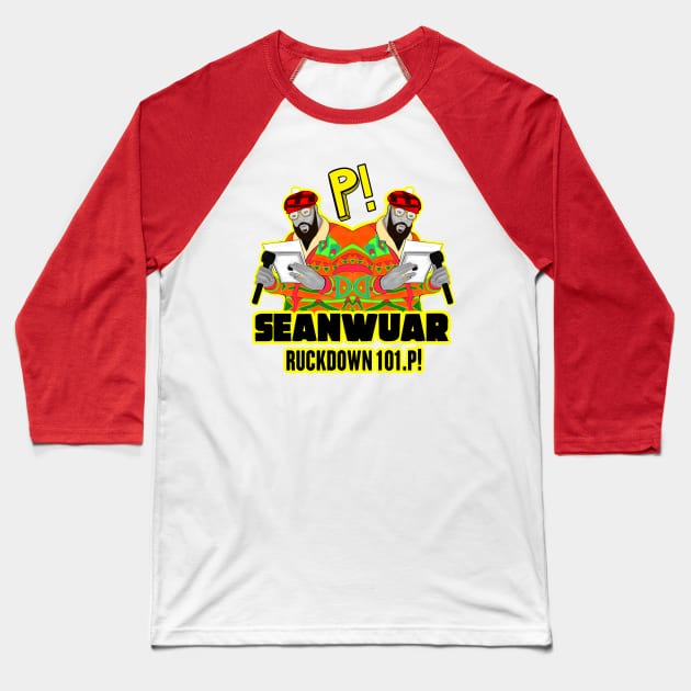 Seanwuar (Transparent) Baseball T-Shirt by speciezasvisuals